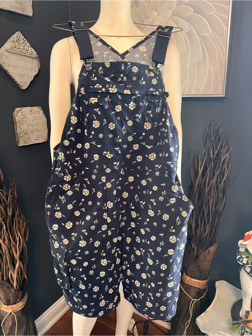 Duluth women's heirloom short overalls